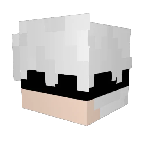 KioTy378 Minecraft avatar head, 3D render