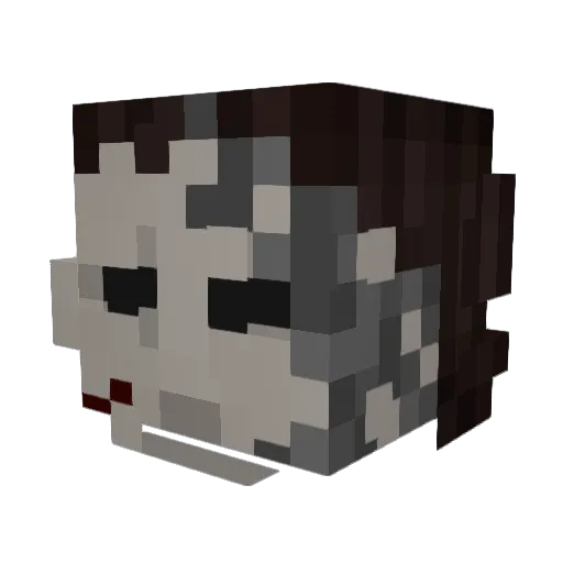 Kiolous Minecraft avatar head, 3D render