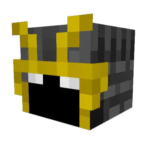 KioscGaming Minecraft avatar head, 3D render