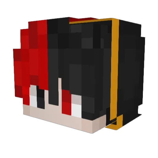 KiotoGames Minecraft avatar head, 3D render