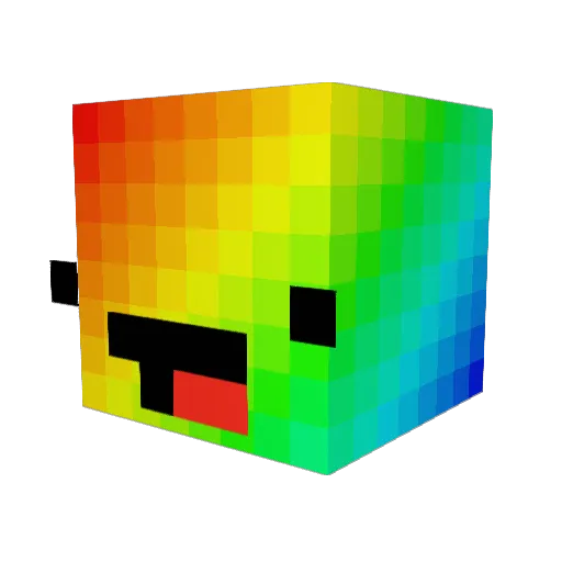 KiouKai Minecraft avatar head, 3D render