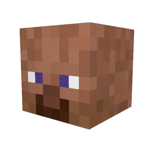 Kiphez Minecraft avatar head, 3D render