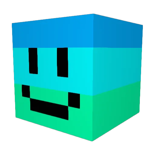 KipiATB Minecraft avatar head, 3D render