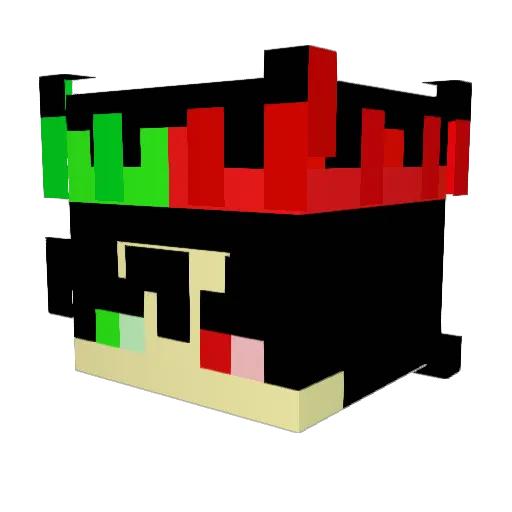 Kir03Pilot11 Minecraft avatar head, 3D render