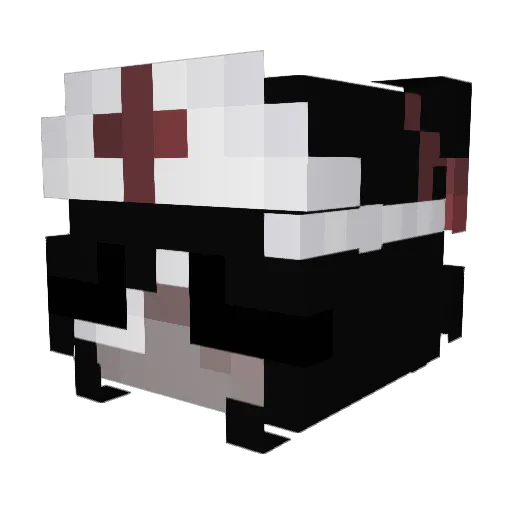 Kiranddie Minecraft avatar head, 3D render