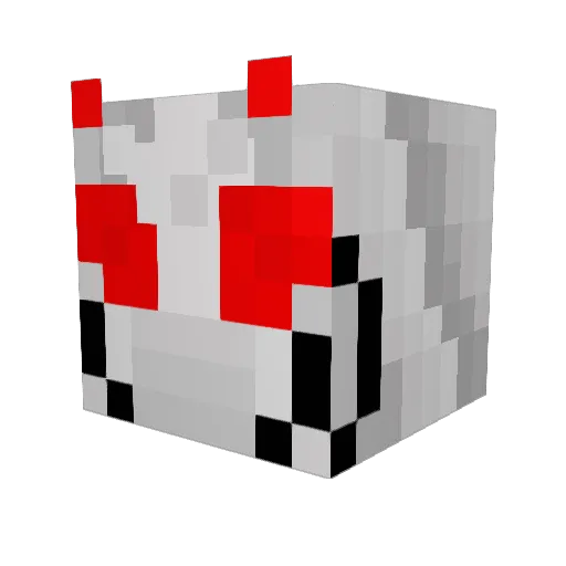 KirasHand Minecraft avatar head, 3D render