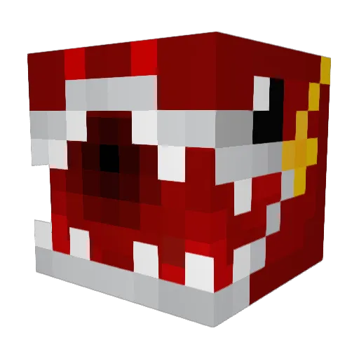 Kirasamen Minecraft avatar head, 3D render