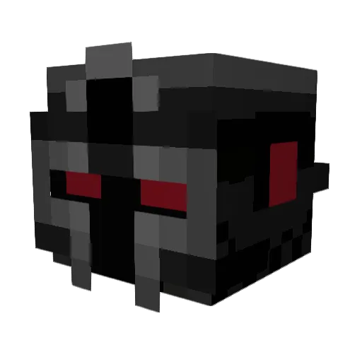 Kirax_ Minecraft avatar head, 3D render