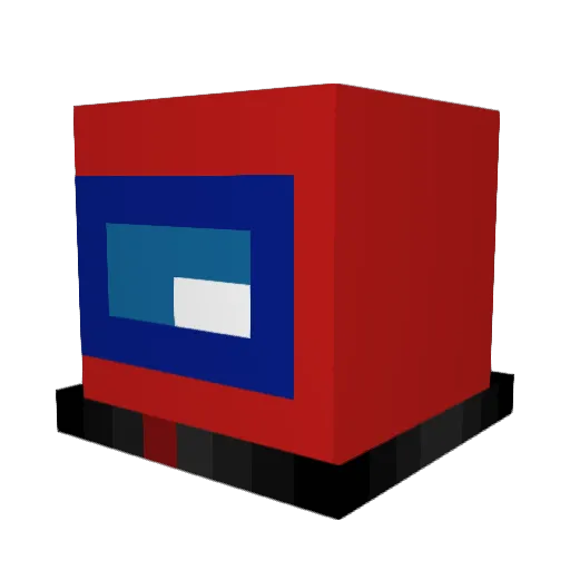 Kirbster2002 Minecraft avatar head, 3D render
