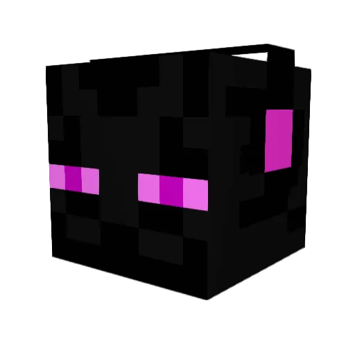 Kirbsto Minecraft avatar head, 3D render