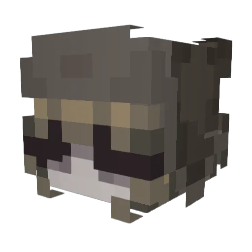 Kirby_12 Minecraft avatar head, 3D render