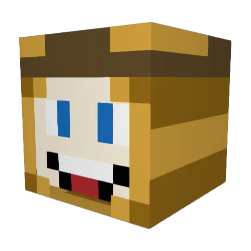 Kirby_Gamer_300 Minecraft avatar head, 3D render