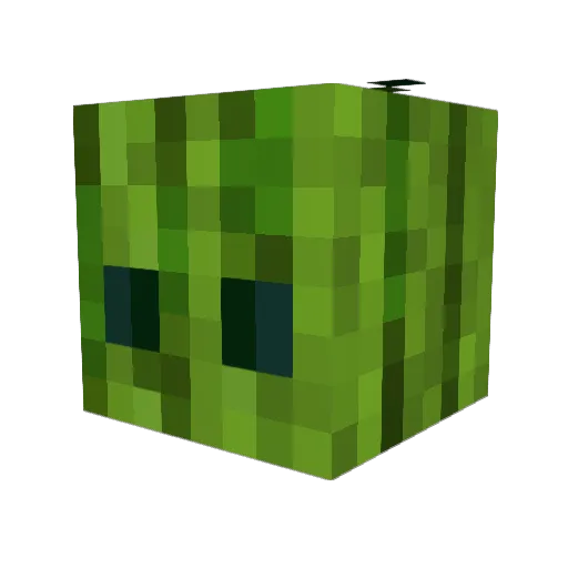 Kirbycore1990 Minecraft avatar head, 3D render