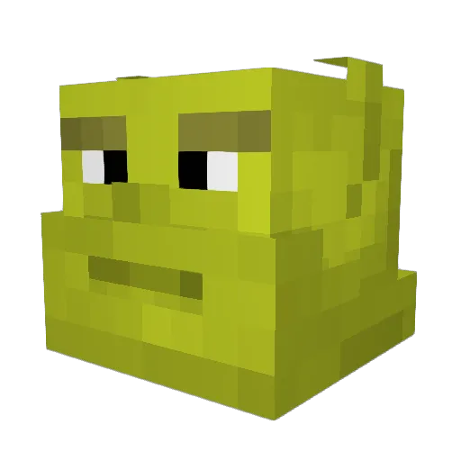Kirbyeous1 Minecraft avatar head, 3D render