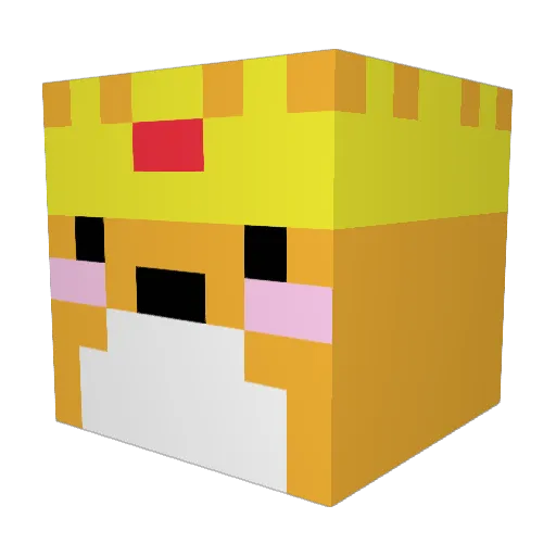 Kirbyii213 Minecraft avatar head, 3D render