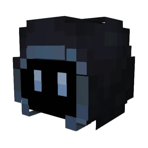 Kirbythedevourer Minecraft avatar head, 3D render