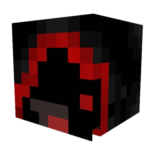 Kirbyyyyy Minecraft avatar head, 3D render
