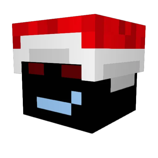 KireB_ Minecraft avatar head, 3D render
