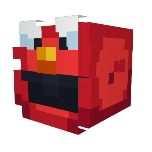 KirenNibble Minecraft avatar head, 3D render