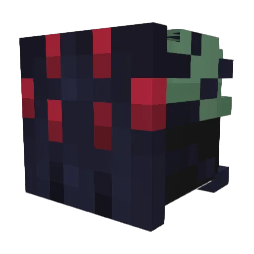 KiriQl Minecraft avatar head, 3D render