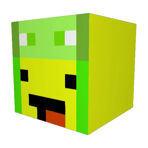 Kirikoujsp Minecraft avatar head, 3D render