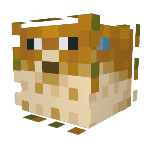 Kirill1208 Minecraft avatar head, 3D render