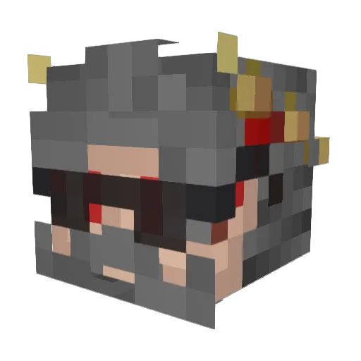 Kirill_Channel1 Minecraft avatar head, 3D render
