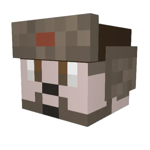Kirill_Se Minecraft avatar head, 3D render