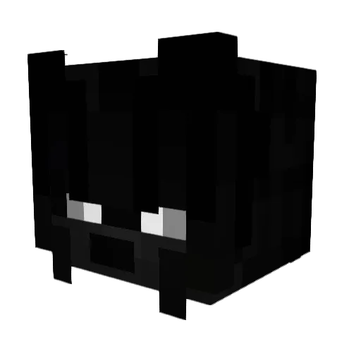 Kirilon666 Minecraft avatar head, 3D render