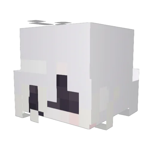 KirimachiHitomi Minecraft avatar head, 3D render