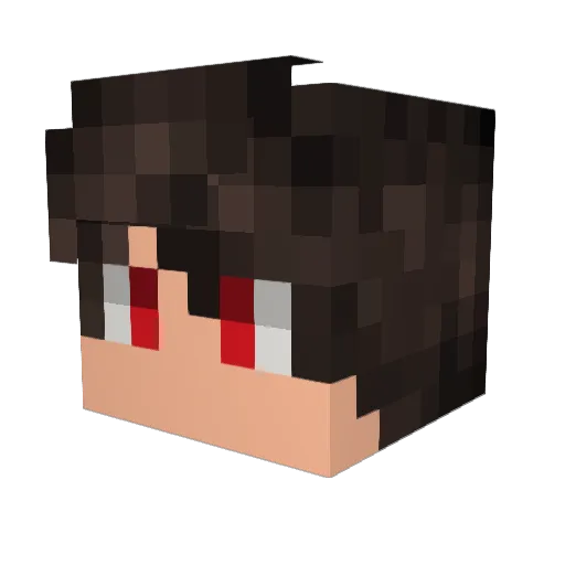KiriosTV Minecraft avatar head, 3D render