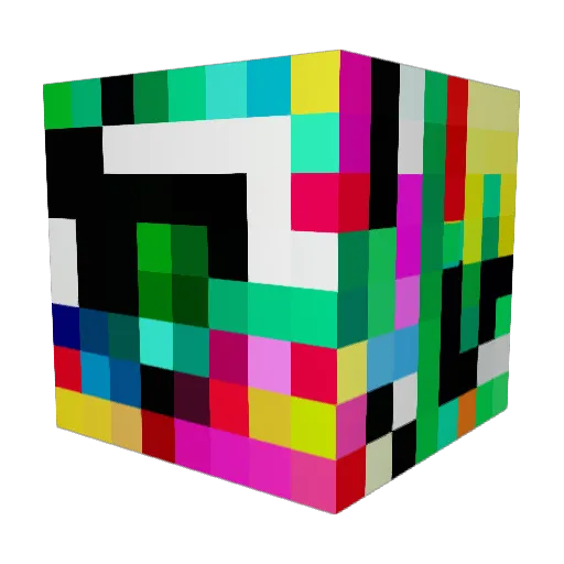 Kirioushi Minecraft avatar head, 3D render