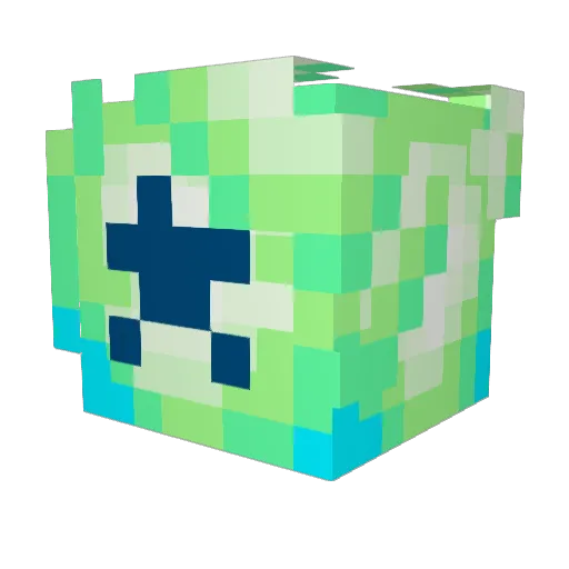 Kiritastro Minecraft avatar head, 3D render