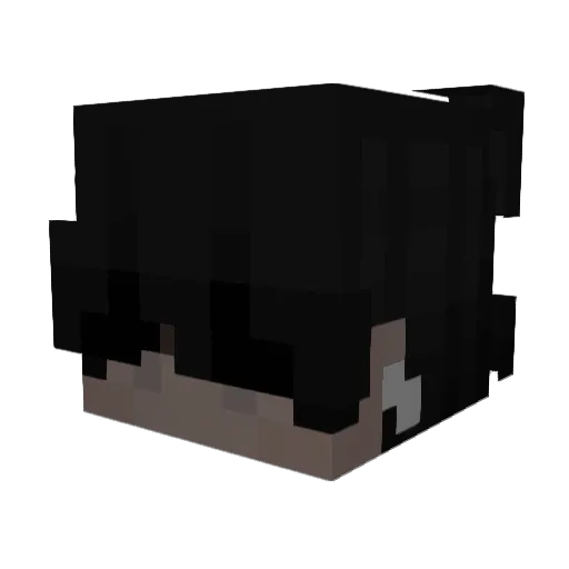 Kirito3970166 Minecraft avatar head, 3D render