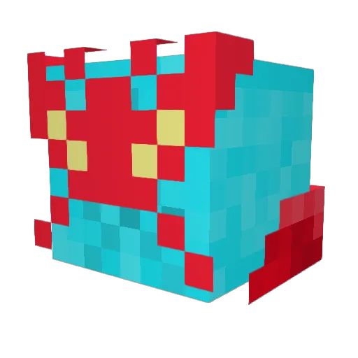 KiritoMTX Minecraft avatar head, 3D render