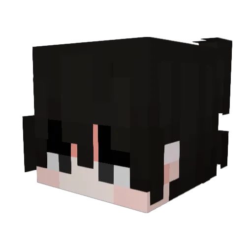 KiritoRgx Minecraft avatar head, 3D render