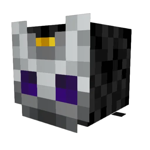 KiritoTempest Minecraft avatar head, 3D render