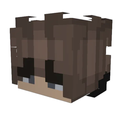 KiritoTheMan Minecraft avatar head, 3D render