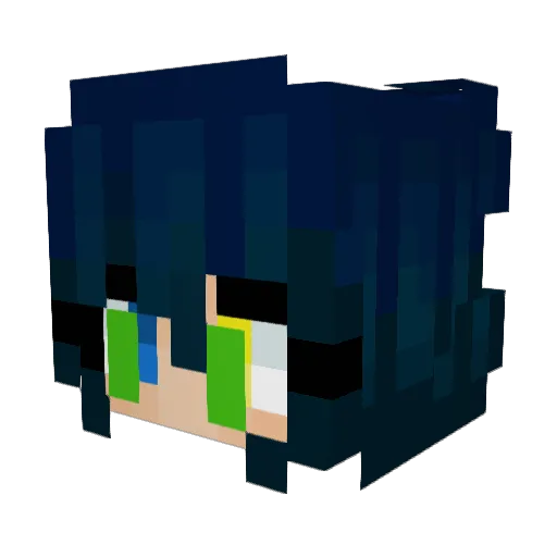 KiritoandAsuna99 Minecraft avatar head, 3D render