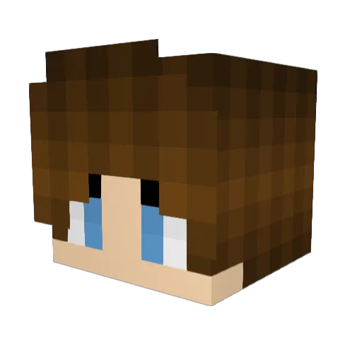 KirkCartel Minecraft avatar head, 3D render