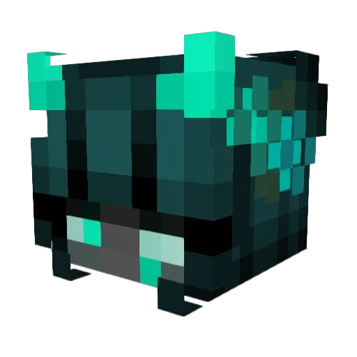 KirkDaemon Minecraft avatar head, 3D render