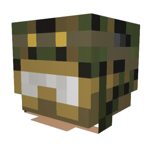 Kirkanos1701 Minecraft avatar head, 3D render