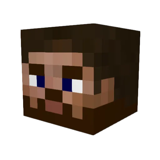 Kirkenhoffer Minecraft avatar head, 3D render