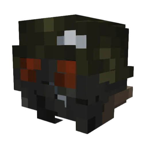 Kiro4452 Minecraft avatar head, 3D render