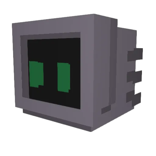 Kirochris Minecraft avatar head, 3D render