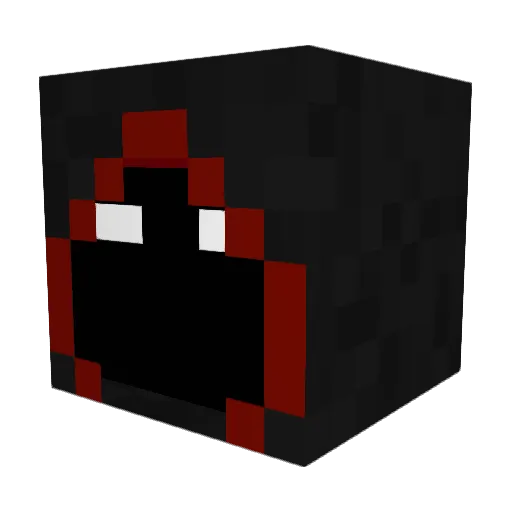 Kironkar Minecraft avatar head, 3D render