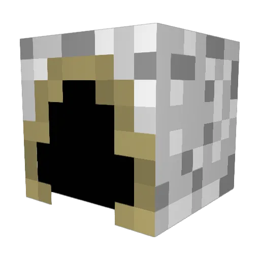 Kirriu Minecraft avatar head, 3D render