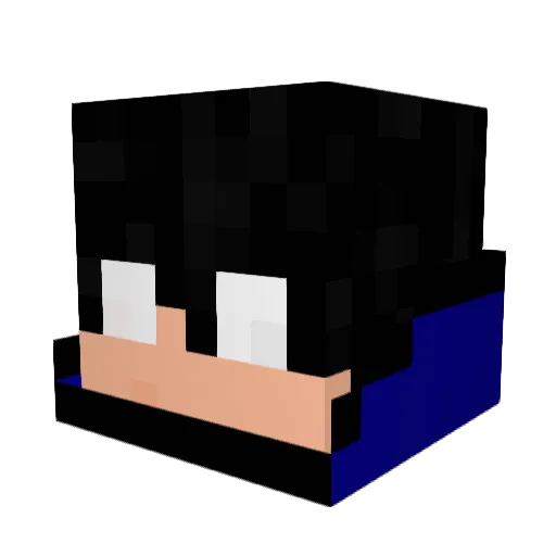 KirsoYT Minecraft avatar head, 3D render