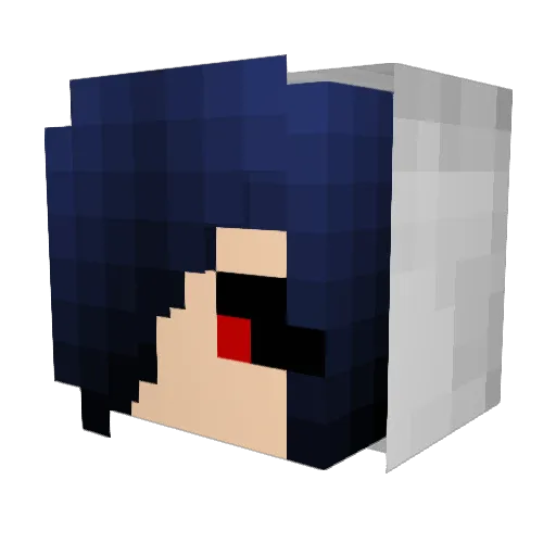 Kiruxa_Ez Minecraft avatar head, 3D render