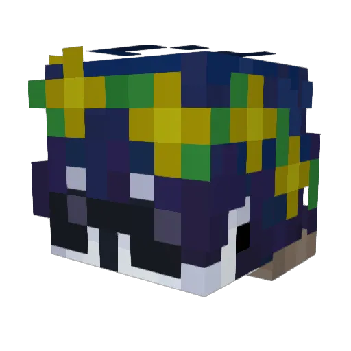 Kisaragi_0 Minecraft avatar head, 3D render